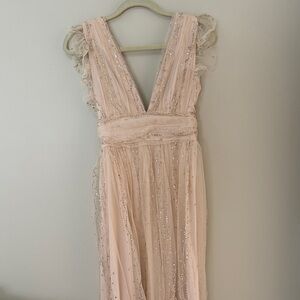 Elegant Sequin Evening Gown